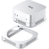 Amazon.co.jp: ORICO ST01 Mac mini 2024 スタンド｜内蔵電源スイッチ