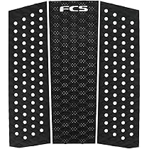 FCS - FCS Tread Lite デッキパッド 3ピース ブラック/チャコール 送料無料] FCS デッキパッド FILIPE TOLEDO TREAD-LITE フィリペ