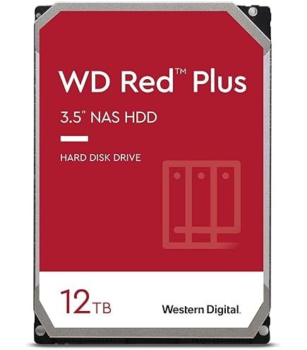 Amazon | Western Digital HDD 12TB WD Red Plus NAS RAID (CMR