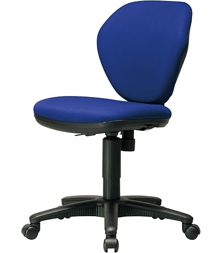 Amazon.co.jp: オフィスチェア スイングサポート機能付き 肘無し