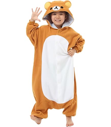 Amazon | [サザック] フリース 着ぐるみ リラックマ 子供用 110