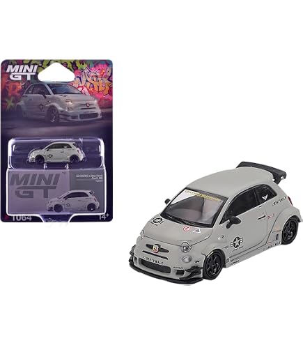 Amazon | MINI GT 1/64 アバルト 595 LB-WORKS x Abas Works グレー