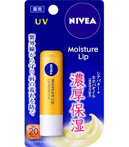 Amazon.co.jp: 【3個セット】ニベア モイスチャーリップ UV 3.9g