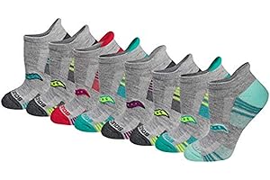 Saucony Women's Multipack Performance Heel Tab Athletic Socks