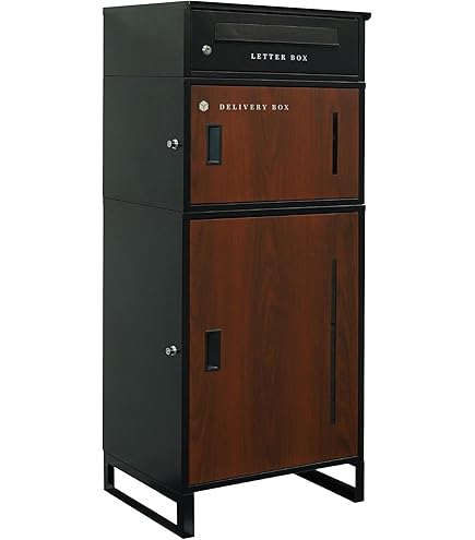 Amazon.co.jp: 7 Life 宅配ボックス ポスト一体型 置き配 複数投函