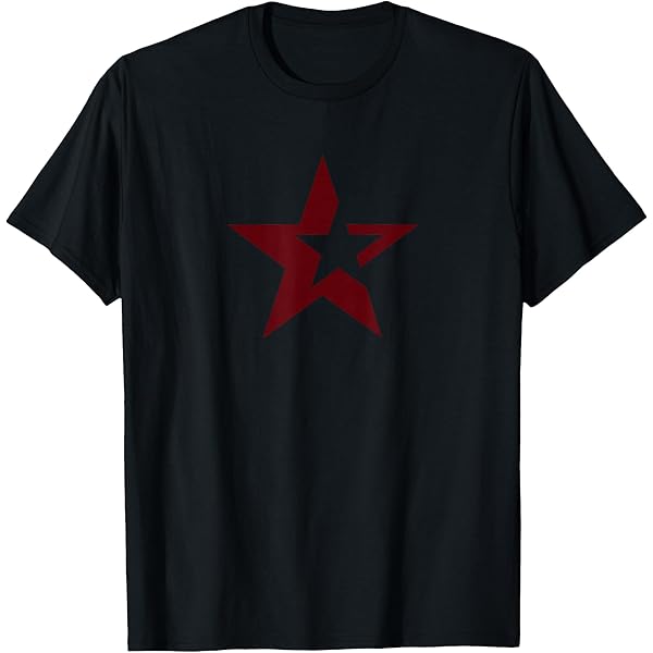 数字と星プリント 半袖Tシャツ 61AWtbC4i5L.jpg