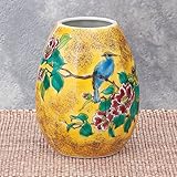 九谷焼 3.5号 一輪生 吉田屋花鳥