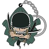 コスパ COSPA ワンピース ゾロ三刀流 つままれキーホルダー