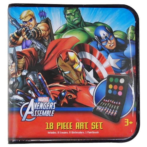 アベンジャーズ アートセット 18pc 11225k【アメコミ 絵具 クレヨン