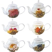 Amazon.co.jp: 12個 中国茶 工芸茶 花茶 歩歩高升(キンセンカ花