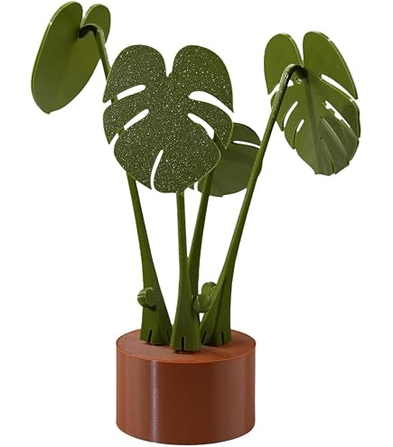 Amazon｜3Dプリントかわいい植物コースターセット デスク用 葉っぱ