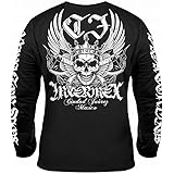 Amazon インターメクス Intermex パーカー オラオラ系 メンズ ジャケット ファッション ヤクザ ブランドロゴ刺繍入り バットスカル 長袖 フード付き 上着 服 ヤンキー 秋冬 Hiphop系 バイカー コート ジャケット 通販