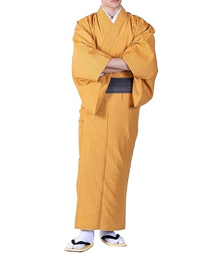 Amazon.co.jp: 万葉のきもの 男の粋 キングサイズ メンズ着物反物 管理 