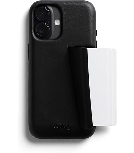 Amazon.co.jp: Bellroy Phone Case – 3 Card - iPhone 16用 - Black