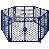 North State Blue 6-panel to 8-panel Extendable Baby Gate Play Yard Play Pen by Generic Manufacturer 