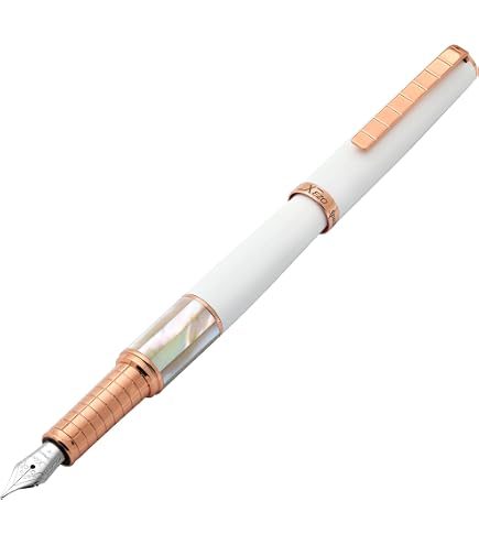 Amazon | Xezo Speed Master 万年筆 極細ペン先.マットホワイトと