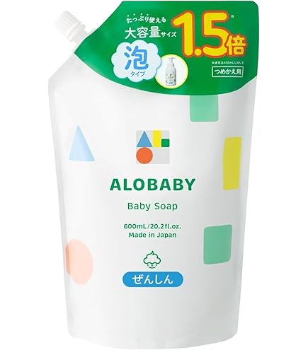Amazon.co.jp: ベビーソープ アロベビー 600ml シャンプー ボディ