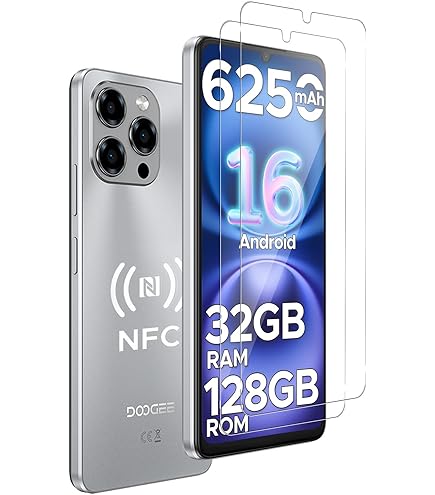 Amazon.co.jp: DOOGEE Note58 Android 16 Smartphone, 32 GB + 128 GB