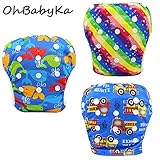 OHBABYKAベビー 水着 女の子 男の子 男児 女児 水着 再利用可能 防水 スイム布 水遊び スイムパンツ おむつ 赤ちゃん ベビー服 赤ちゃん 服 3枚セット (YK063740)
