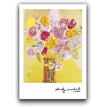Amazon.co.jp: アンディウォーホル 黄色いお花の絵 各種サイズ