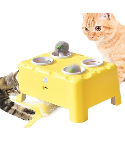 Amazon.co.jp: 自動水滴猫ティーザーおもちゃ、電動水滴装置、猫用水