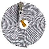 3M DBI-SALA 1202742 Dropline Rope, 25-Foot Polyester/Polypropylene Blend 5/8-Inch Diameter Rope With