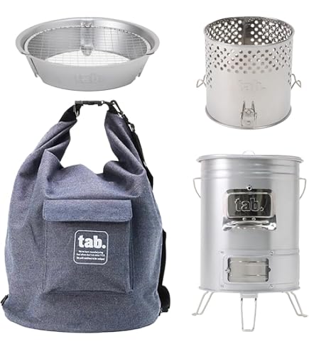 Amazon.co.jp: tab. 缶ストーブEX & スリムバッグ セット 収納ケース