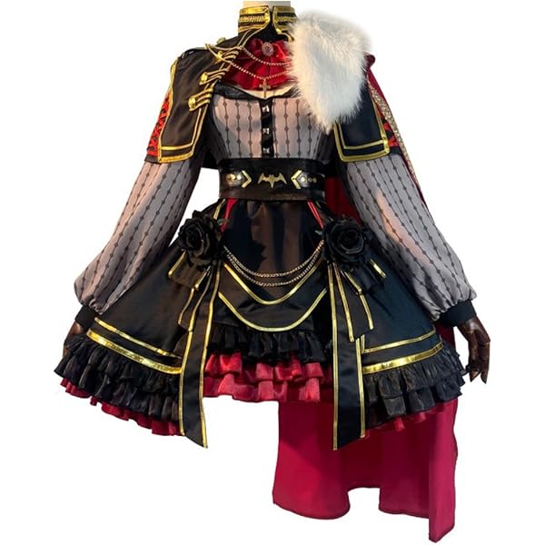 サーニャ コスプレ衣装 黒・赤・金 サーニャ コスプレ衣装 黒・赤・金