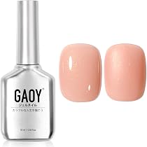 Amazon | GAOY ジェルネイル カラージェル シアーヌード ラメ入り 透明
