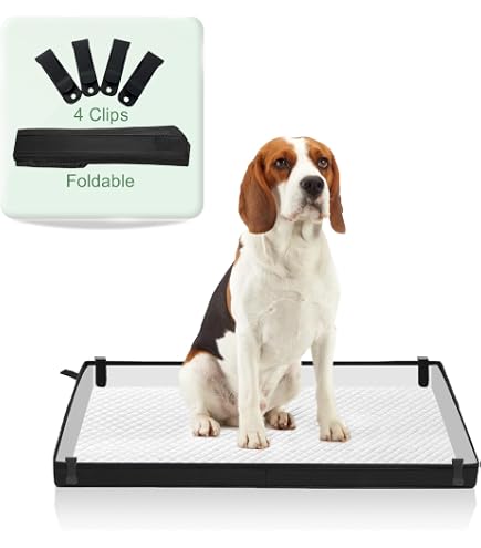 Amazon | MEEXPAWS 犬 トイレトレー 大型犬用 折りたたみ式 犬用トイレ