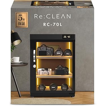 ⭐展示品未使用⭐防湿庫ドライボックス/おしゃれにカメラ、フィギィア、お茶の収納！ カメラもレンズも超収納！「キャパシティドライボックス」最大の27L