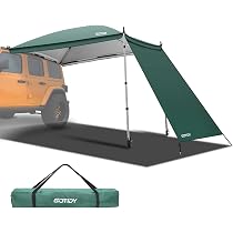 Amazon | GOTIDYカーサイドタープ ワンタッチ 車 タープ テンション
