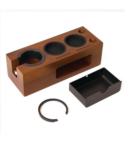 KNODOS Espresso Tamping Station 54mm voor Breville accessoires - Portafilterhouder met stamper, verdeler, doseertrechter, WDT Tool & Puck Screen Slots