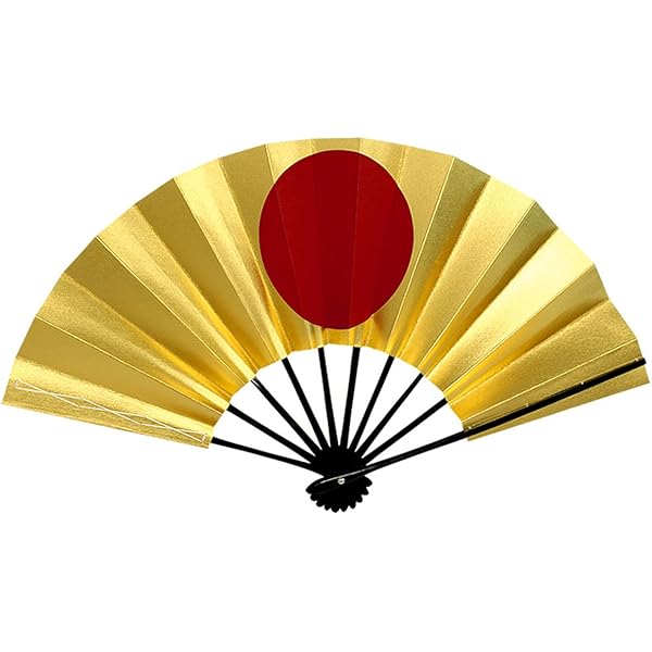 日の丸図鉄扇 [B25779] Amazon | [扇亘] A1478 舞扇子 日の丸 表金・裏銀地 | 和装