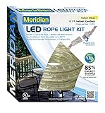 Meridian Electric 36912 12 ' LEDロープライト、ホワイト