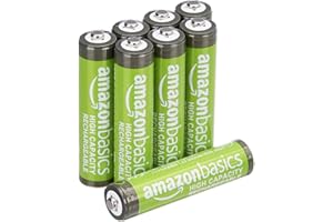Amazonベーシック 充電池 単4形 ニッケル水素電池 8本 850mAh 1…