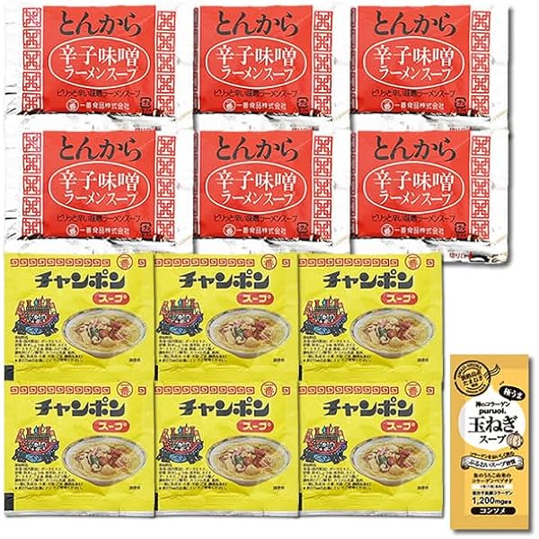 Amazon | とんから 辛子味噌ラーメンスープ 4食 お試しセット 一