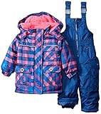 Rugged Bear Baby Girls ' Plaidスノージャケット US サイズ: L カラー: ブルー