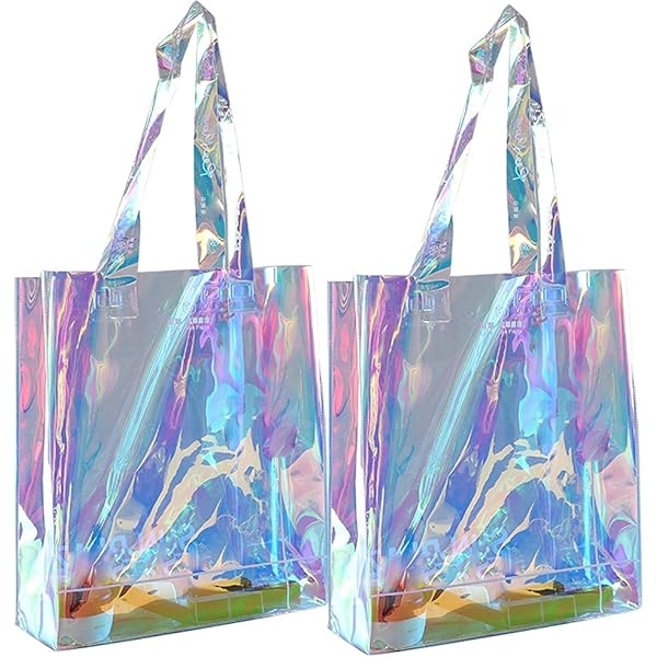 ASCENDED ホログラフィックトートバッグ　2キャップ 3点セット売り ASCENDED ホログラフィックトートバッグ 2キャップ 3点セット