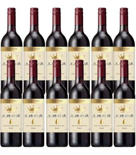 Amazon.co.jp: 【発売20周年!スペイン産定番ワイン】王様の涙 赤ワイン