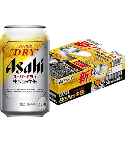 アサヒ スーパードライ 生ジョッキ缶 340ml×24缶入×2ケース Amazon.co.jp: アサヒ スーパードライ 生ジョッキ缶 ビール 340ml 24缶