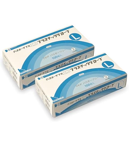 Amazon.co.jp: AQUSEAR PVC プラスチックグローブ XLサイズ パウダー無