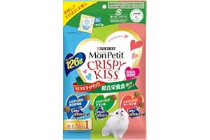 モンプチ クリスピーキッス キャットフード おやつ バラエティーパック 総合栄養食 贅沢シリーズ 126ｇ(6ｇx21袋)