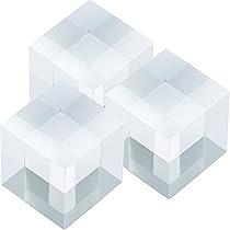 Amazon.co.jp: つくしサイエンス アクリルブロック 40×40×40mm 3