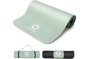 【Amazon.co.jp限定】 プリマソーレ ヨガマット 10mm 15mmトレーニングマット 厚め 幅広 エクササイズマット フィットネス ピラティス 筋トレ yoga