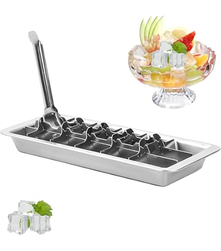 Amazon | アイスキューブ型 - ステンレス製製氷型、急速冷凍製氷機