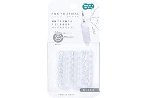 クツワ グリップ プニュスパイラル クリア RB033CL
