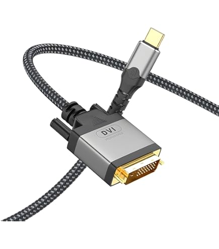 Amazon.co.jp: ANNNWZZD Mini DisplayPort変換DVIケーブルThunderbolt