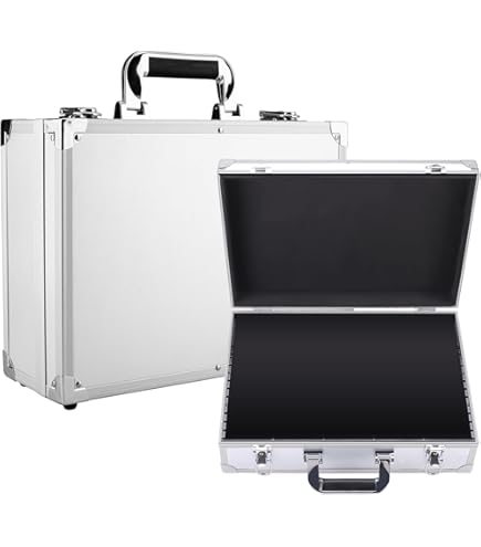 Amazon.co.jp: JEJアステージ ミニアルミケース 鍵付き 収納ケース