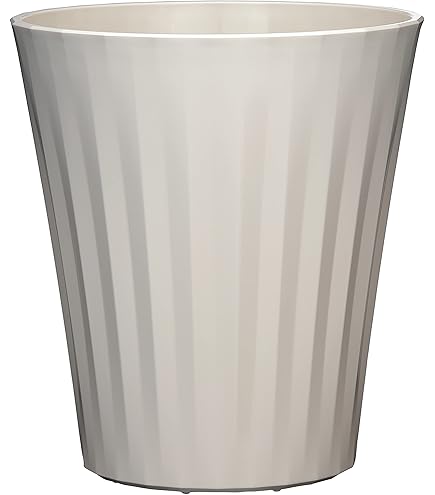 Amazon | 大和プラスチック 鉢・ポット 長鉢L 8号 φ240×H257 ホワイト | 鉢